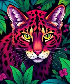 Velvet Feline Paint Numbers