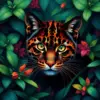 Lush Jungle Velvet Feline Paint By Numbers