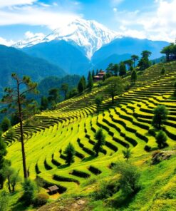 Tea Terraces Paint Numbers