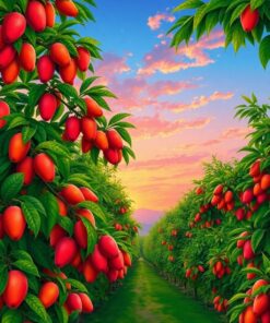 Sunset Canopy Paint Numbers