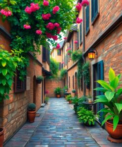 Alleyway Stones Paint Numbers