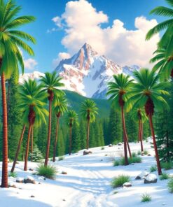 Alpine Snow Paint Numbers