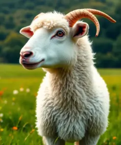 Lush Pasture Thirsty Ewe Paint By Numbers