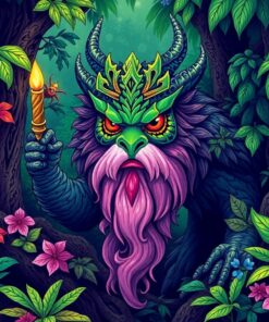 Rainforest Guardian Paint Numbers