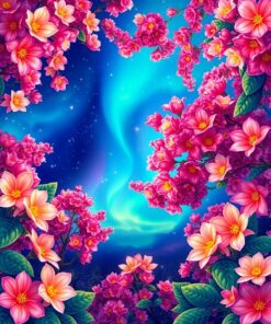 Aurora Blossom Paint Numbers
