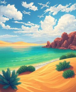 Sand Sea Paint Numbers