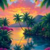 Tropical Dawn Paint Numbers