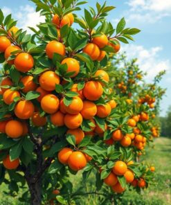 Citrus Trees Paint Numbers