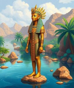 Gilded Deity Paint Numbers