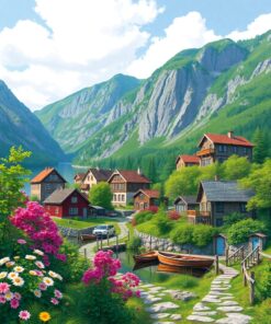 Summer Oasis Paint Numbers