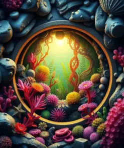 Lush Submarine Vent Life Paint By Numbers