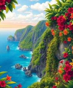 Cliff Vines Paint Numbers