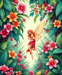 Fairy Hideaway Paint Numbers