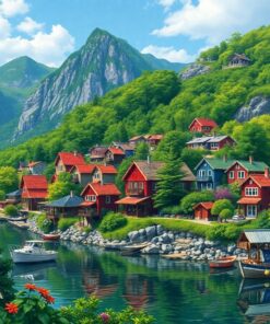 Fjord Village Paint Numbers