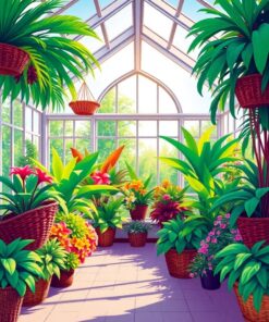 Glasshouse Baskets Paint Numbers