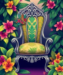 Masquerade Chair Paint Numbers