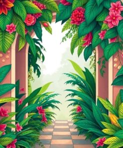 Nouveau Archway Paint Numbers