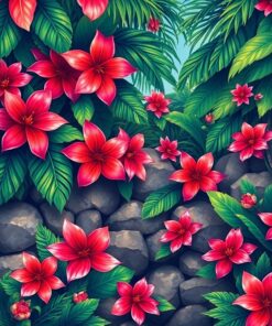 Tropical Realism Paint Numbers