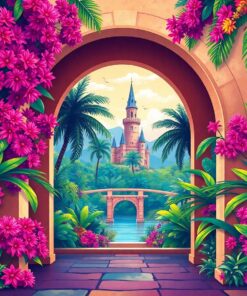 Realistic Archway Paint Numbers