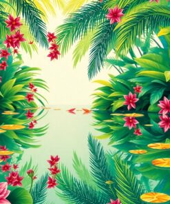 Water Reflection Paint Numbers