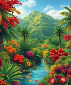 Tropics Autumn Paint Numbers