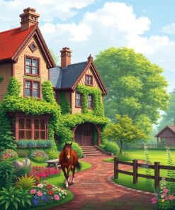 Equine Retreat Paint Numbers