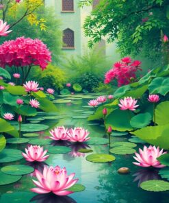 Water Garden Paint Numbers