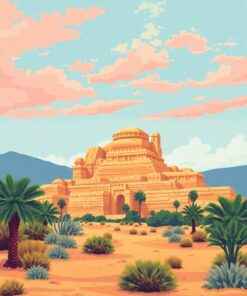 Desert Monument Paint Numbers