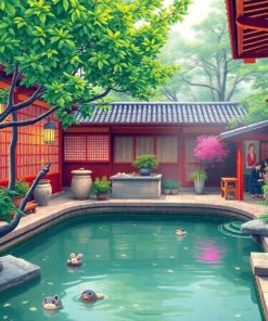 Edo Onsen Paint Numbers