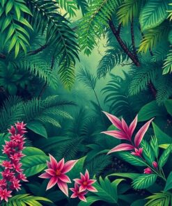 Jungle Canopy Paint Numbers