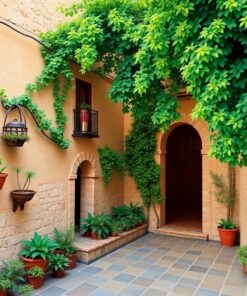 Lush Vintage Medina Pathways Paint By Numbers