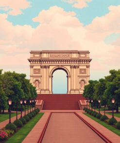 Monument Scene Paint Numbers