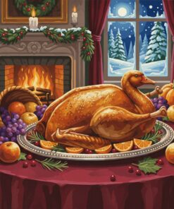 Lush Vintage Roast Goose Paint By Numbers