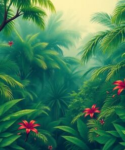 Tropical Jungle Paint Numbers