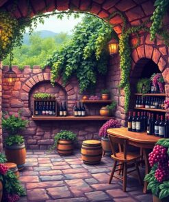 Wine Hideaway Paint Numbers