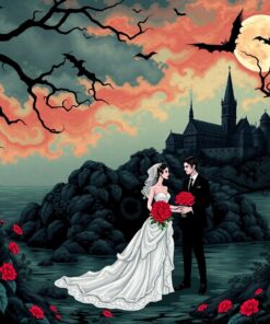 Macabre Island Wedding Paint By Numbers