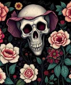 Macabre Vintage Botanical Demise Paint By Numbers