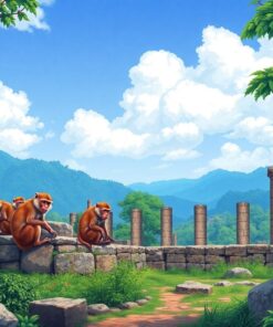 Ancient Ruins Paint Numbers