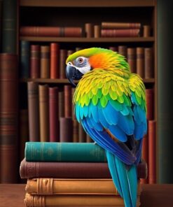 Antique Tomes Paint Numbers