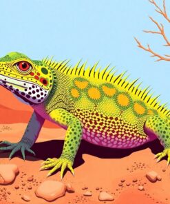 Reptile Study Paint Numbers