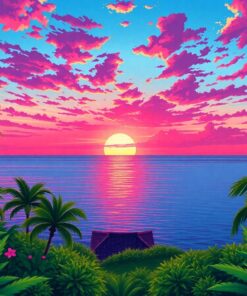 Coastal Retreat Paint Numbers