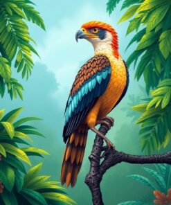 Rainforest Raptor Paint Numbers
