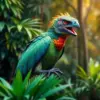 Majestic Rainforest Raptor paint by numbers
