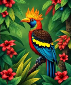 Vintage Jungle Paint Numbers