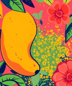 Mango Tango Retro Wrapper Paint By Numbers