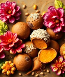 Mango Truffles In Brass Paint By Numbers