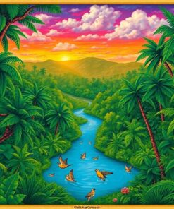 Tropical Rainforest Paint Numbers