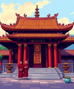 Ancient Shrine Paint Numbers