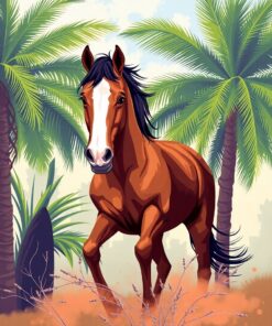 Exotic Palms Paint Numbers