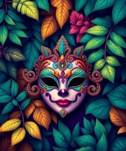 Tropical Ferns Paint Numbers